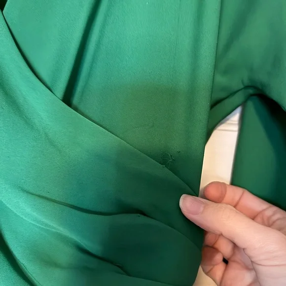 Diane Von Furstenberg Emerald Wrap Blouse - Picture 6 of 9